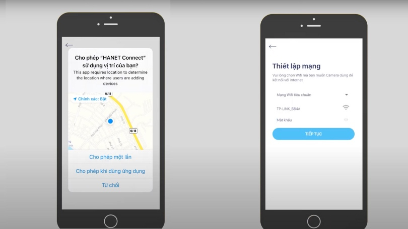 Hướng dẫn kết nối camera AI Hanet HA1000 với điện thoại
