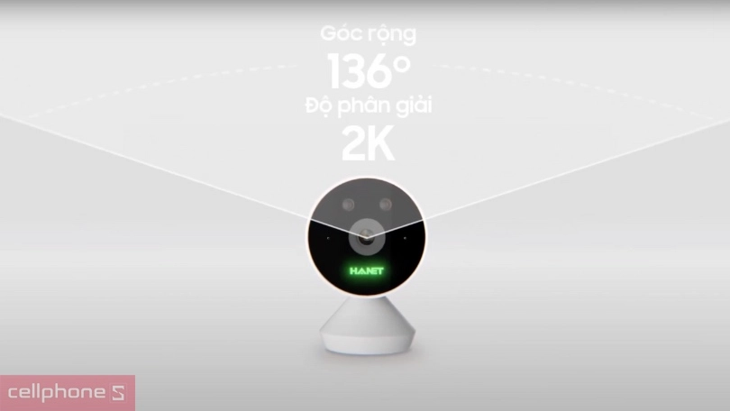 Chất lượng ghi hình và góc quay của camera AI Hanet HA1000
