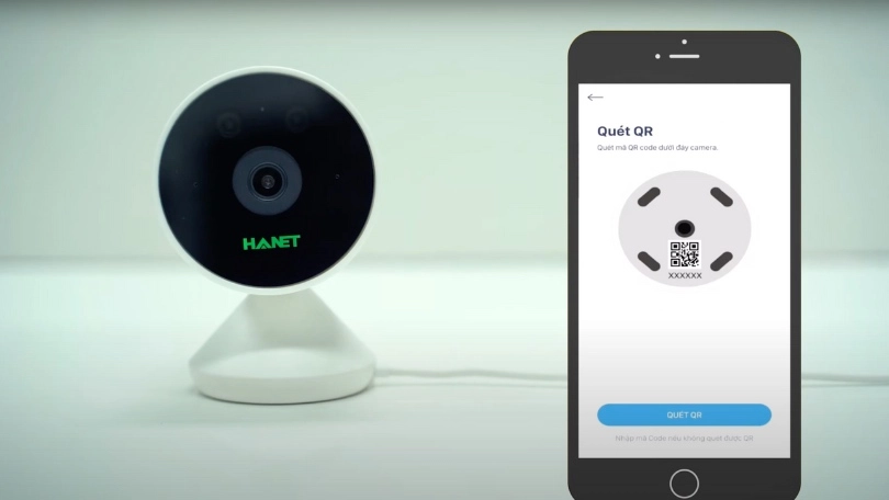 Hướng dẫn kết nối camera AI Hanet HA1000 với điện thoại