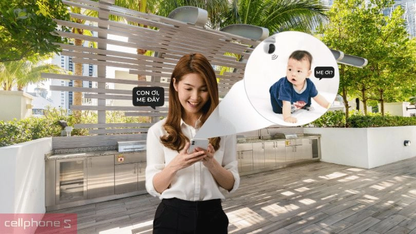 Khả năng đàm thoại của camera Hanet AI HA800