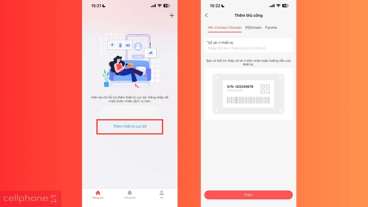 Hướng dẫn kết nối camera thang máy Hikvision 2MP có tiếng kèm đầu ghi với điện thoại
