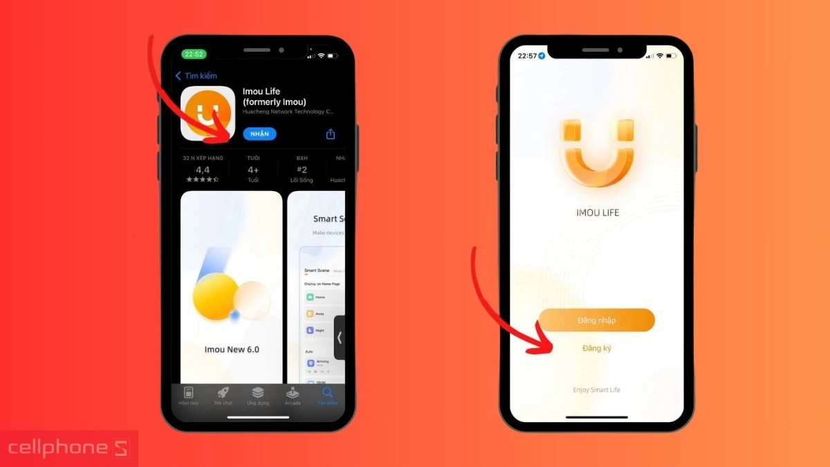 Hướng dẫn kết nối camera Imou Cruiser Z IP ngoài trời 360 5MP IPC-S7DP-5M0WEZ với điện thoại
