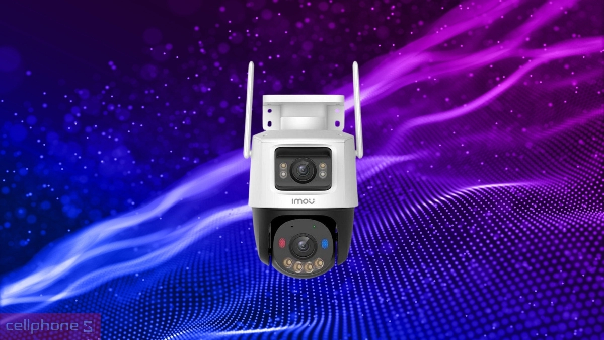 Chất lượng ghi hình rõ nét, khả năng quay và quét của camera IP Imou 360 10MP Cruiser Dual ngoài trời IPC-S7XEP-10M0WED
