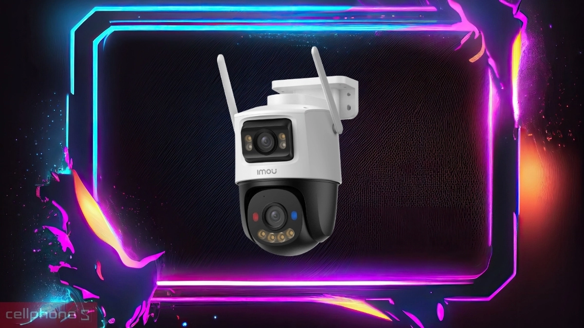 Khả năng phát hiện chuyển động và hỗ trợ đàm thoại rõ nét của camera IP Imou 360 10MP Cruiser Dual ngoài trời IPC-S7XEP-10M0WED