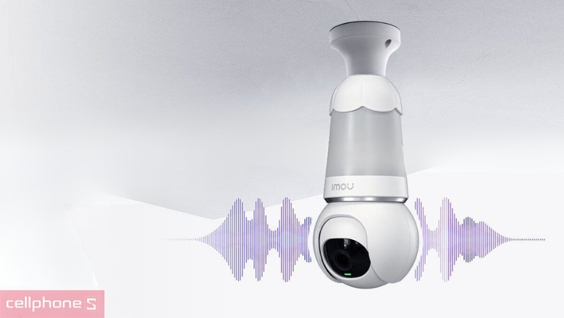 Đàm thoại 2 chiều với Camera IP wifi IMOU IPC-S6DP-5W0WEB Fullcolor 5MP bóng đèn