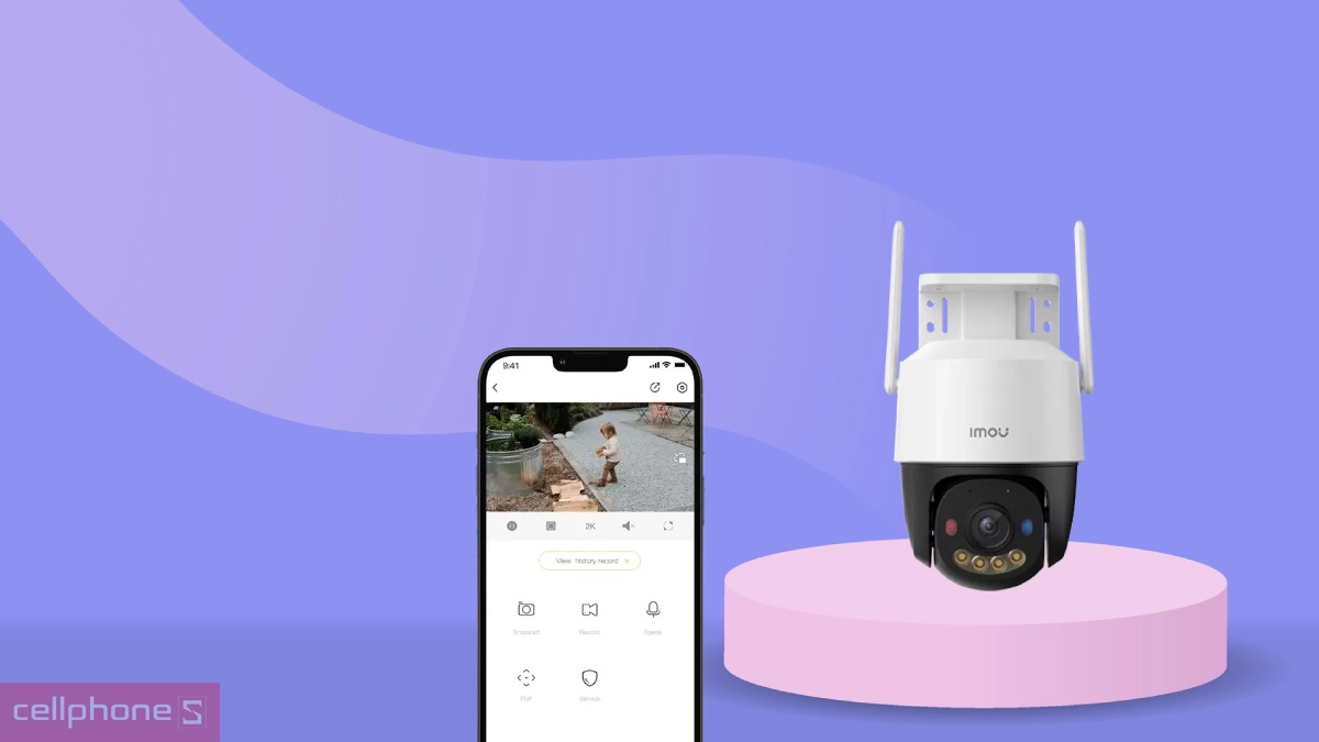 Hướng dẫn kết nối camera Imou 360 5MP Cruiser 4G ngoài trời IPC-K7FP-5H0TE