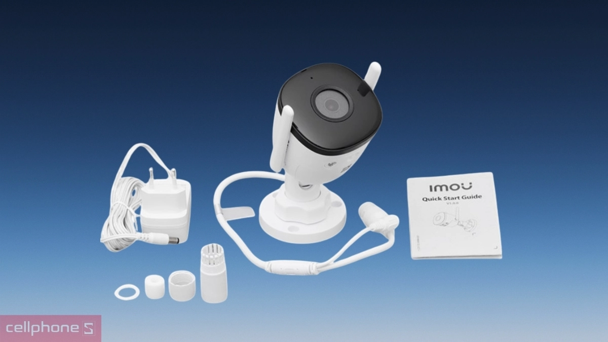 Khe cắm thẻ MicroSD trên Camera IP hồng ngoại gắn ngoài trời 5MP Imou IPC-F52P