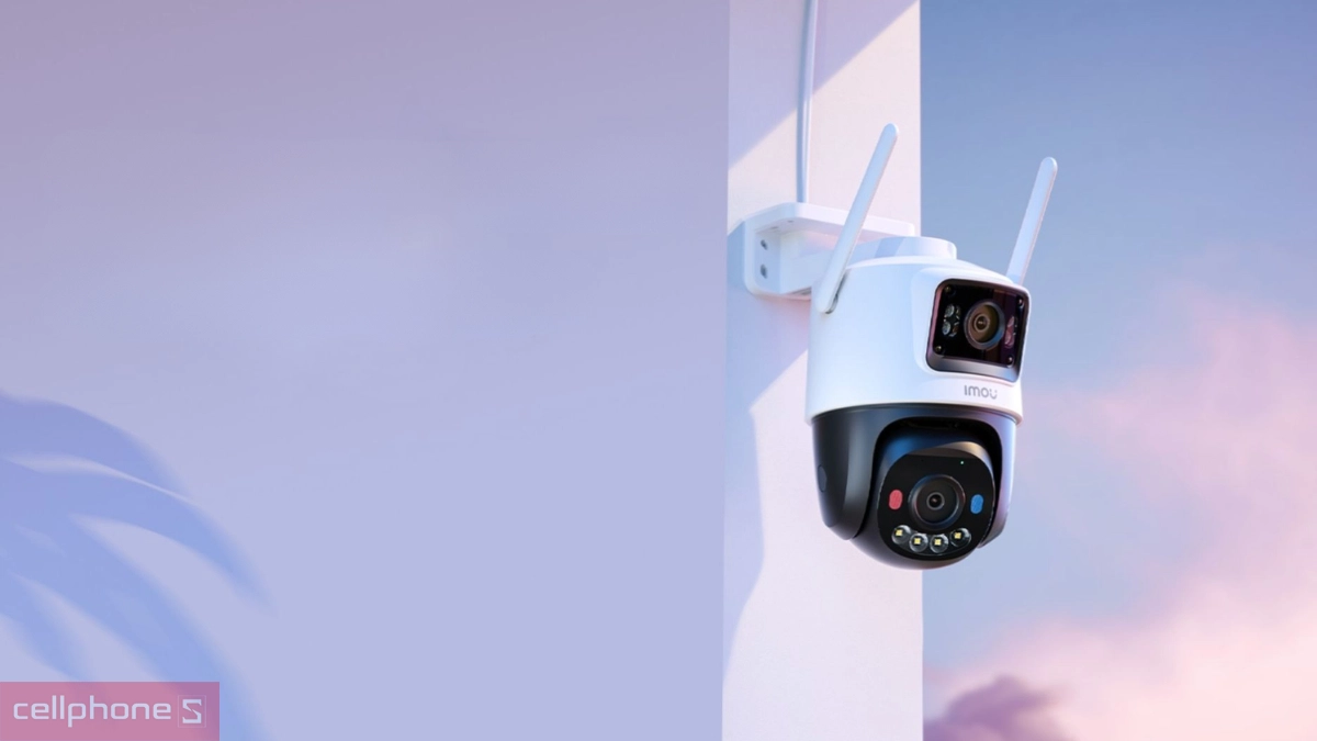 Khả năng ghi hình rõ nét của camera IP IMOU 360 6MP Cruiser Dual ngoài trời IPC-S7XEP-6M0WED