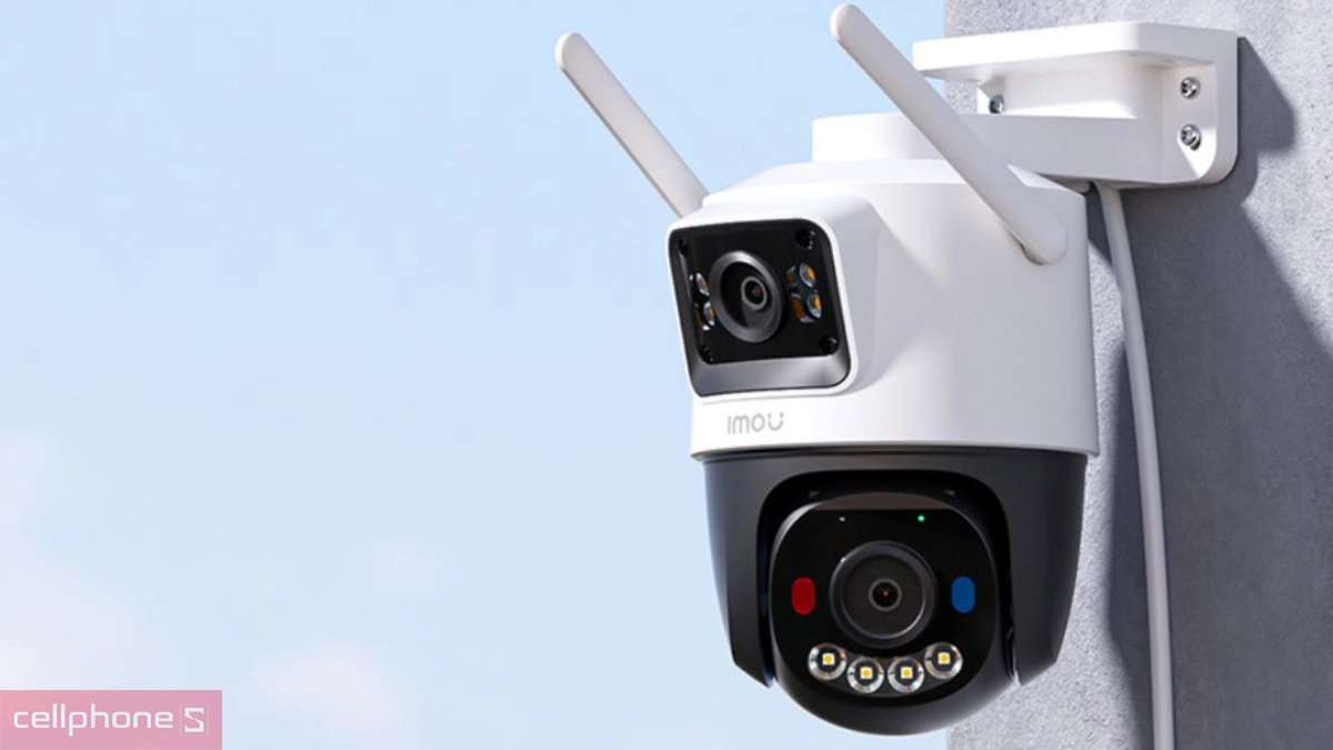 Khả năng quay và quét của camera IP IMOU 360 6MP Cruiser Dual ngoài trời IPC-S7XEP-6M0WED