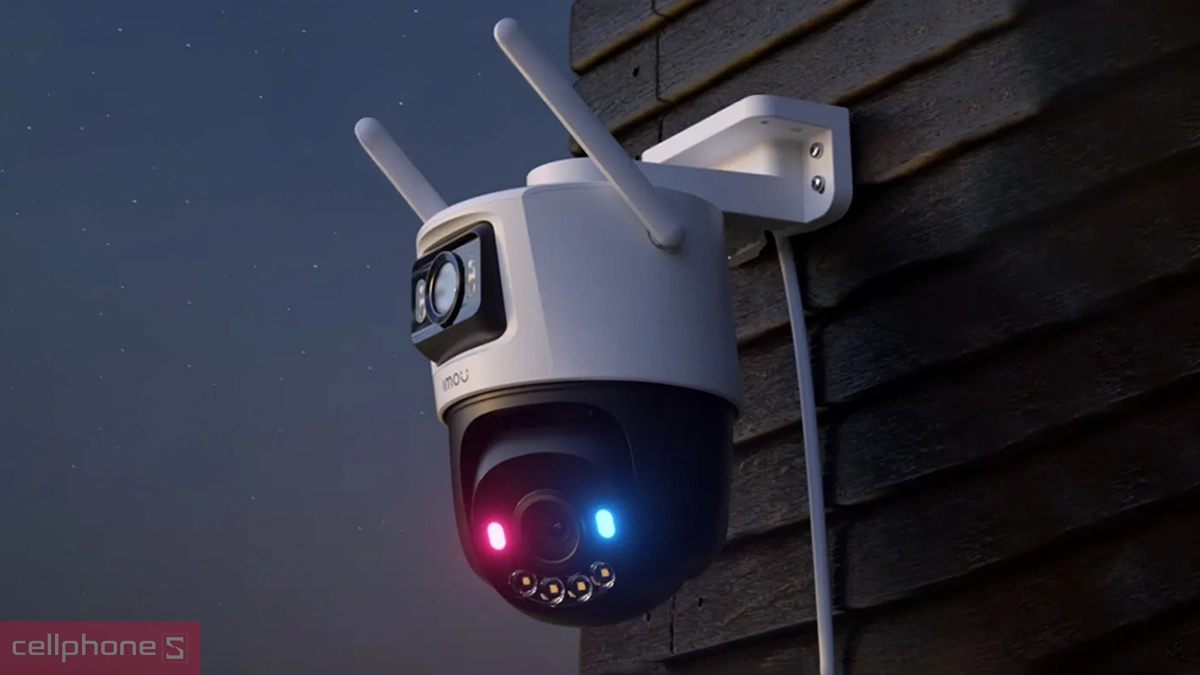 Chất lượng ghi hình của camera IP IMOU 360 8MP Cruiser Dual 2 Pro ngoài trời IPC-S7XFP-8U0WED