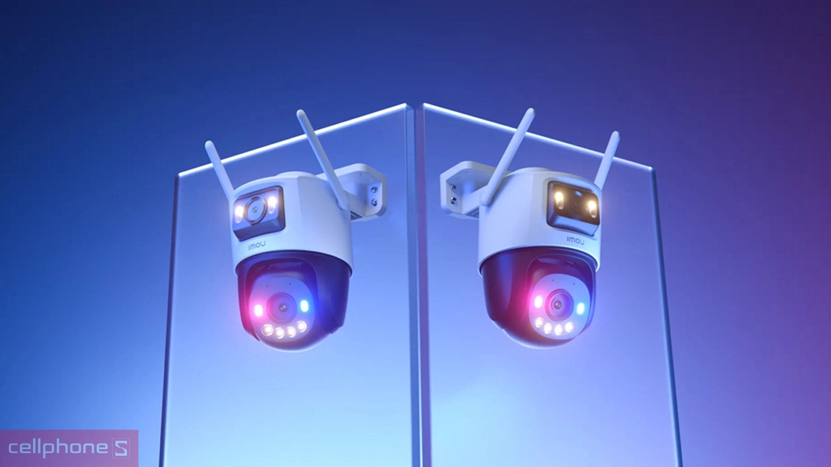 Khả năng quay và quét của camera IP IMOU 360 8MP Cruiser Dual 2 Pro ngoài trời IPC-S7XFP-8U0WED