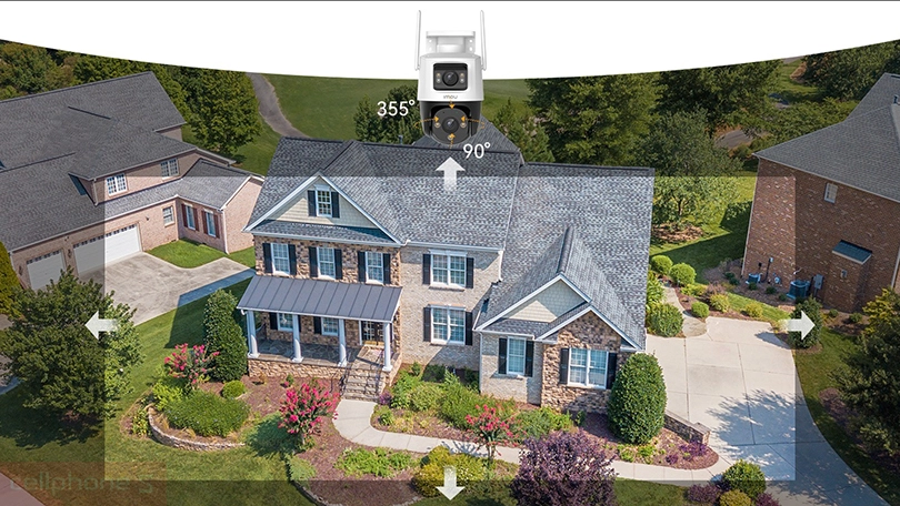 Khả năng ghi hình trên Camera IP WiFi Imou IPC-S7XP-10M0WED 10MP 2 ống kính