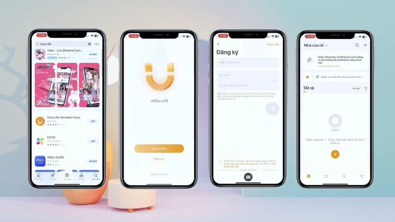 Hướng dẫn kết nối camera Imou S41FEP 4MP fullcolor với điện thoại