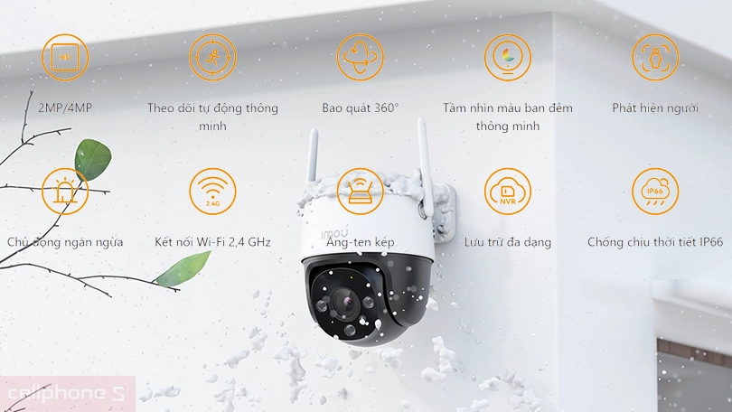 Vì sao nên mua camera IP WiFi IMOU S41FP 4MP fullcolor?