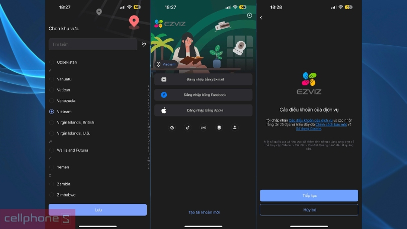 Hướng dẫn kết nối app Ezviz với camera IP WiFi không dây Ezviz C6C 8MP