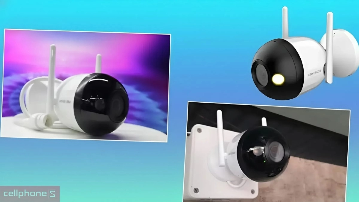 Quan sát 98 độ camera KBVision IP Wifi 4MP KX-C41L