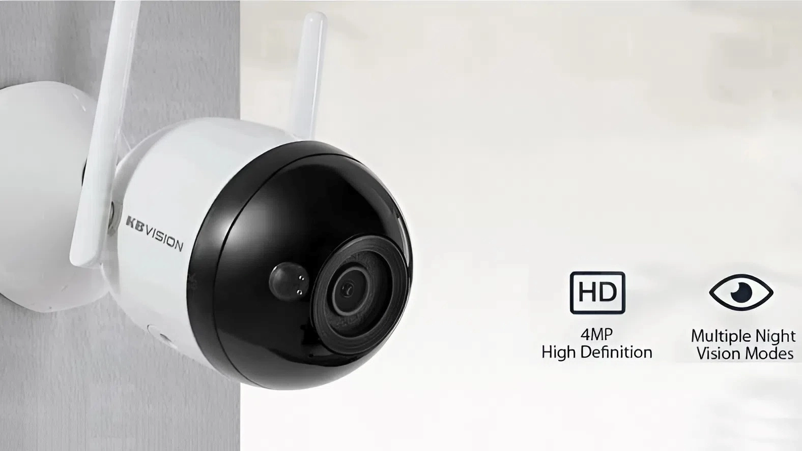 Đàm thoại 2 chiều camera KBVision IP Wifi 4MP KX-C41L