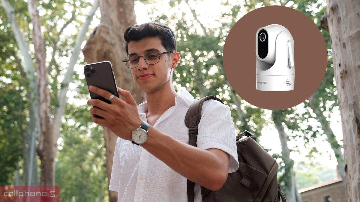 Tích hợp micro và loa camera KBVision IP WiFi 4MP KX-C4W