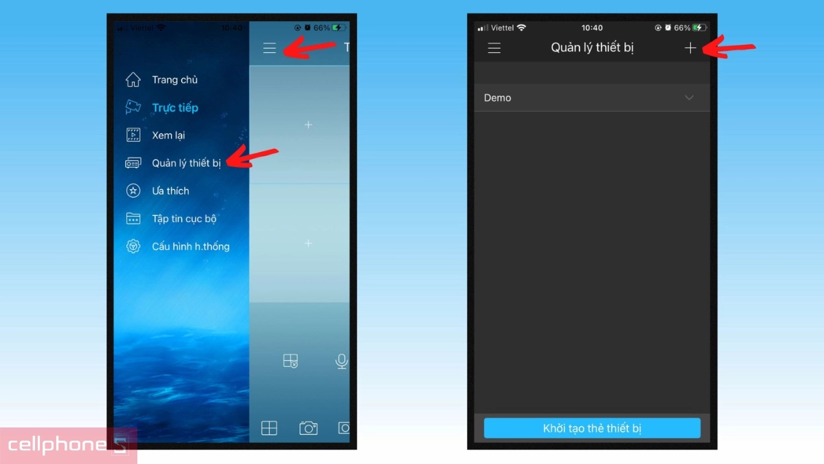 Thêm thiết bị camera KBVision IP WiFi 4MP KX-C4W