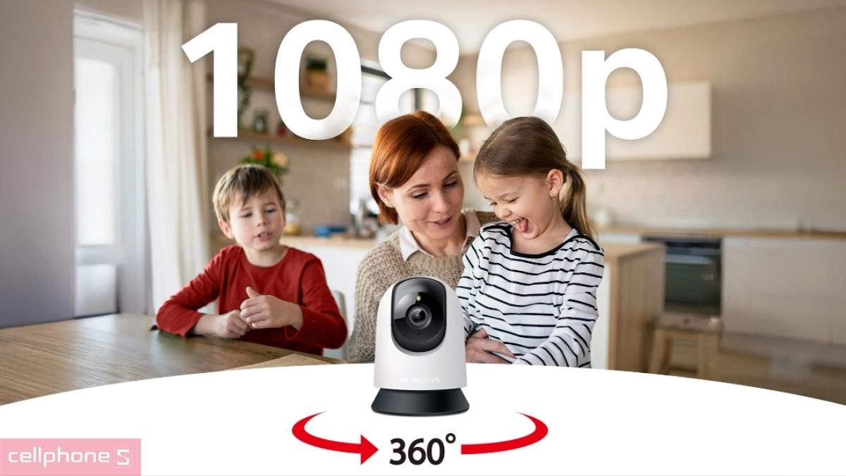 Camera Mercusys gia đình (trong nhà)