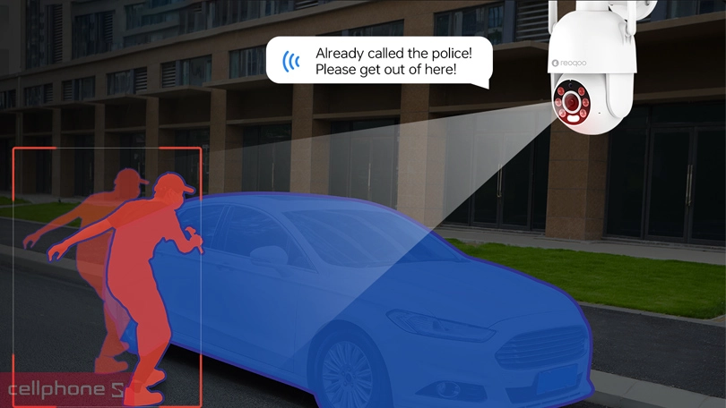 Khả năng theo dõi chuyển động trên camera IP Wifi AI Reoqoo XT-31B 2.5K ngoài trời