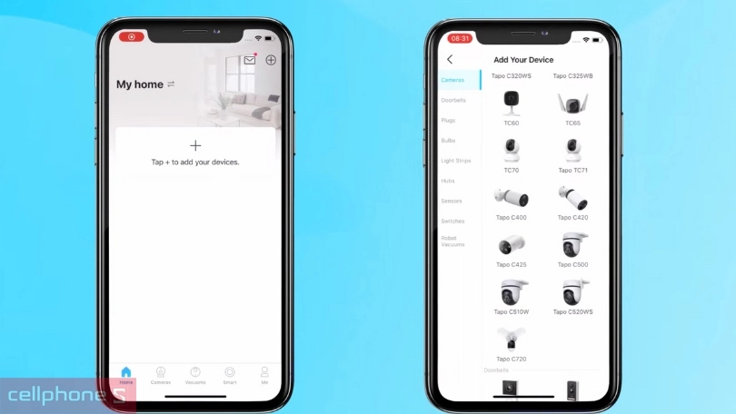 Hướng dẫn cách kết nối camera IP Wifi TP-Link Tapo TC40 1080p với ứng dụng