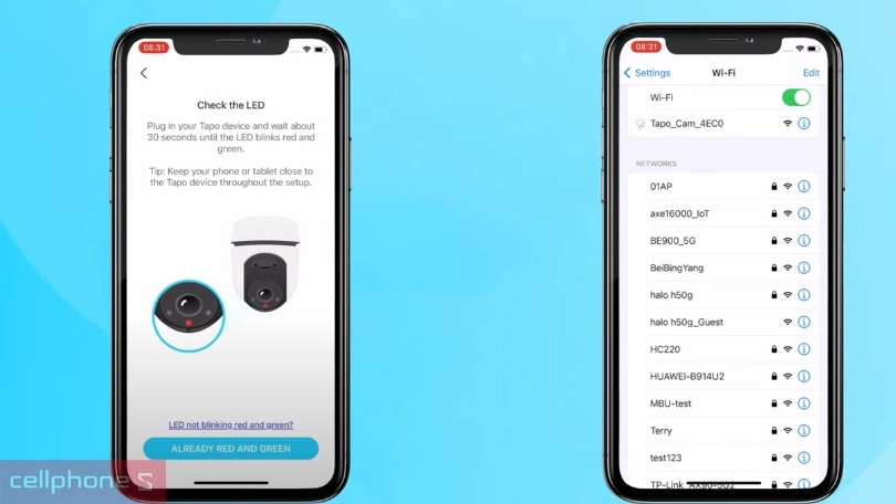 Hướng dẫn cách kết nối camera IP Wifi TP-Link Tapo TC40 1080p với ứng dụng