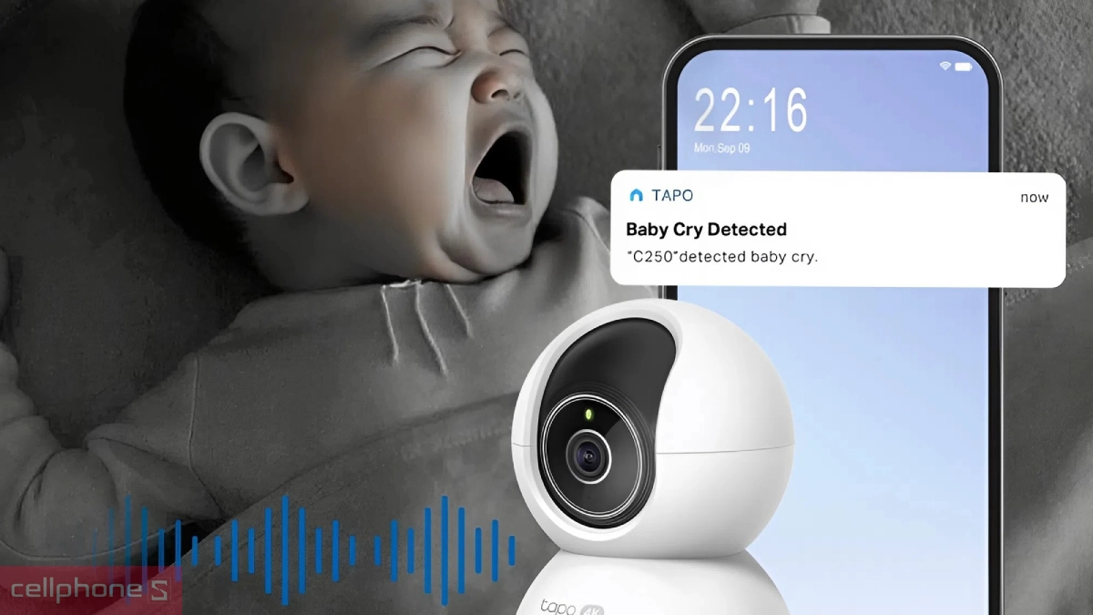 Khả năng đàm thoại 2 chiều linh hoạt của camera IP Wifi 360º hồng ngoại 8MP 4K TP-Link Tapo C250