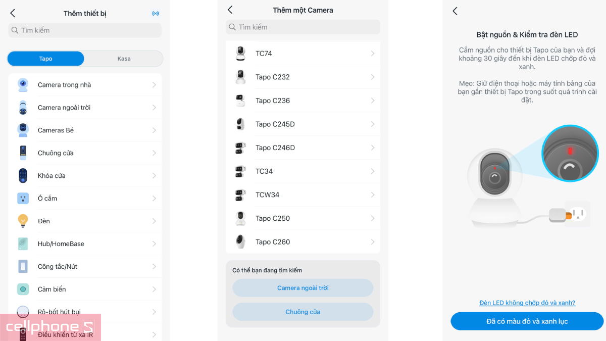 Hướng dẫn kết nối app với camera IP Wifi 360º hồng ngoại 8MP 4K TP-Link Tapo C250