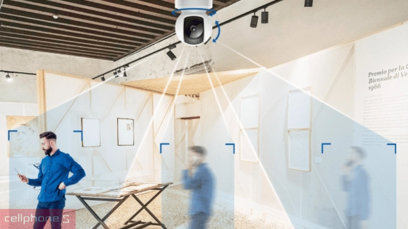 Phát hiện chuyển động của camera IP Wifi 360 TP-Link Tapo C202 hồng ngoại 1080 Full HD