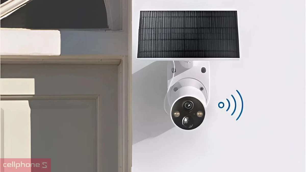 Khả năng quay và quét phạm vi rộng của camera TP-Link Tapo C425 năng lượng mặt trời 4MP Kit