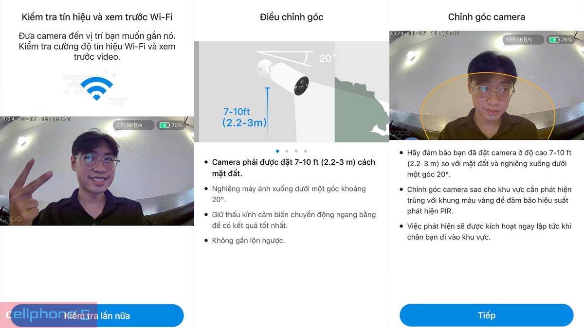 Hướng dẫn sử dụng camera TP-Link Tapo C410 3MP kit qua ứng dụng Tapo
