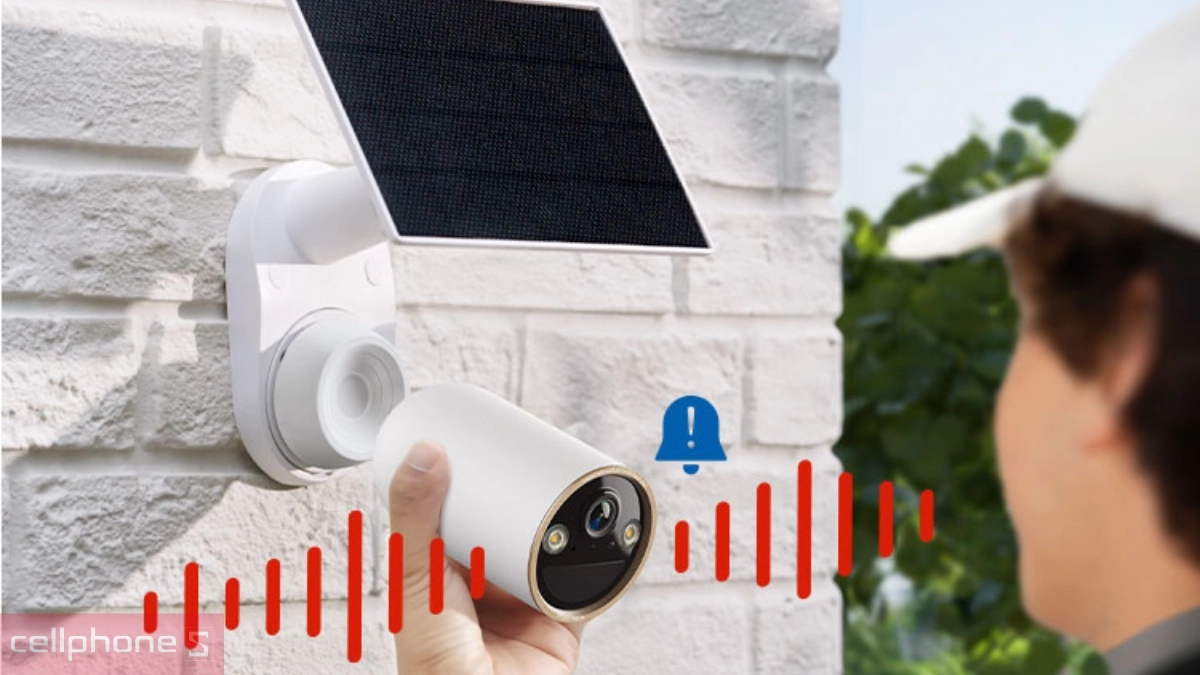 Khả năng quay và quét phạm vi rộng của camera TP-Link Tapo C460 năng lượng mặt trời 8MP Kit