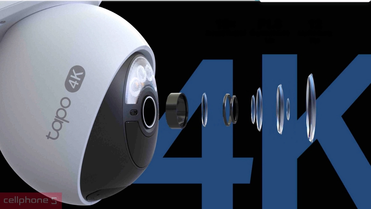 Chất lượng ghi hỉnh rõ nét của camera TP-Link Tapo C660 năng lượng mặt trời 8MP Kit