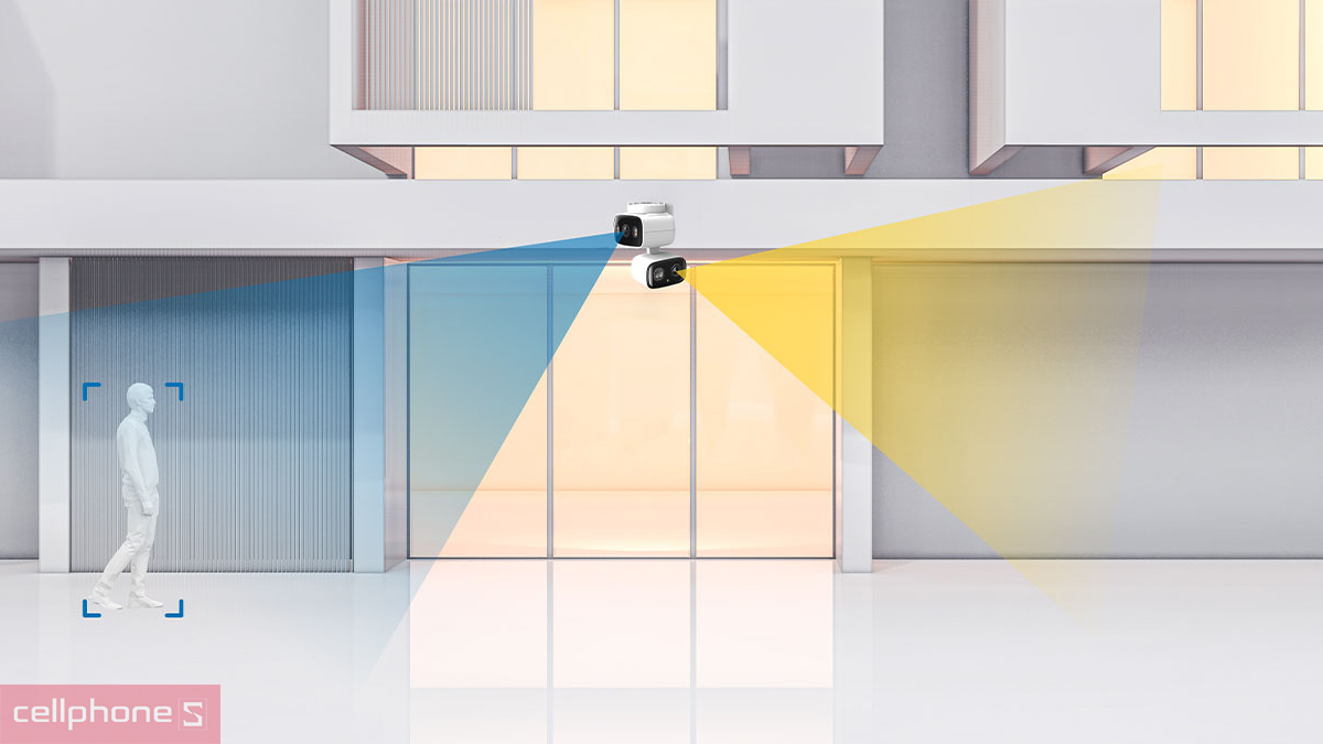 Khả năng phát hiện chuyển động của camera TP-Link Tapo IP trong nhà/ ngoài trời 3MP Dual C246D