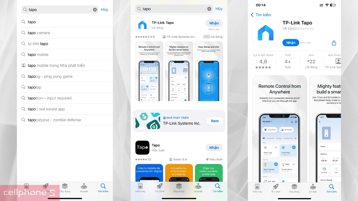 Hướng dẫn kết nối camera TP-Link Tapo IP trong nhà/ ngoài trời 3MP Dual C246D với điện thoại