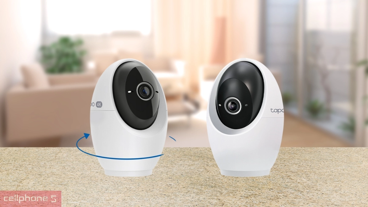 Khả năng quay và quét phạm vi rộng của camera TP-Link Tapo IP Wifi 8MP C260