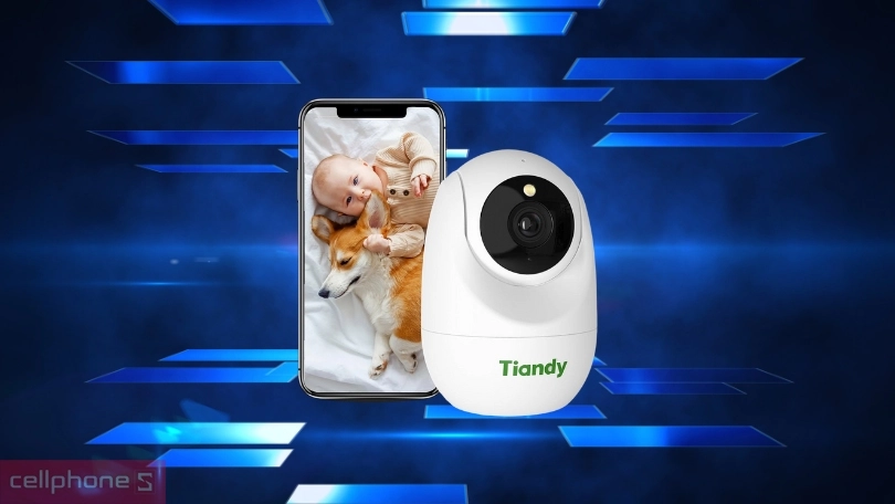 Góc độ ghi hình của camera IP 360 độ 3MP Tiandy TC-H332N