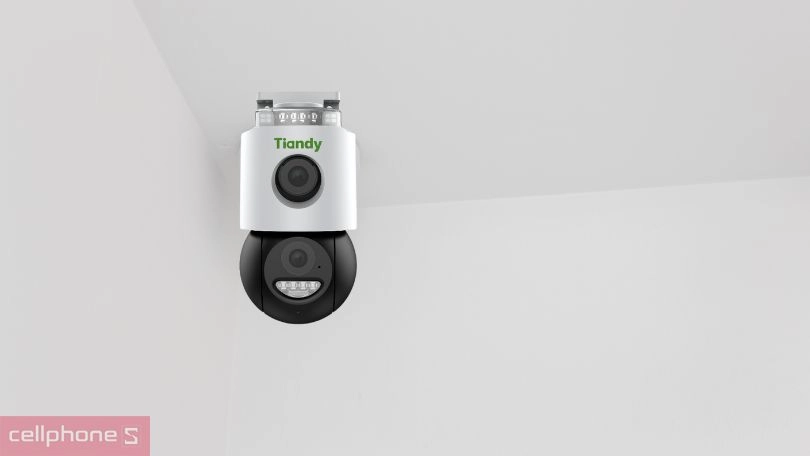 Khả năng quay và quét của camera IP wifi ngoài trời Tiandy Dual camera H363N 6MP fullcolor