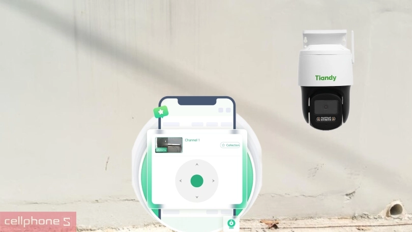 Hướng dẫn kết nối camera IP WiFi ngoài trời Tiandy H334S 3MP Fullcolor với smartphone