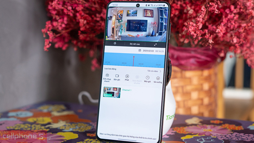 Khả năng phát hiện và theo dõi chuyển động của camera IP WiFi Tiandy H342N 4MP Fullcolor