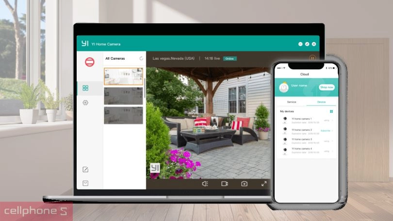 Khả năng giám sát, gửi thông báo tới người dùng của camera giám sát trẻ Xiaomi Yi Home