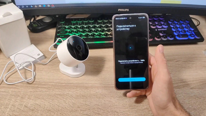 kết nối camera IP Wifi Xiaomi Outdoor AW200 với smartphone