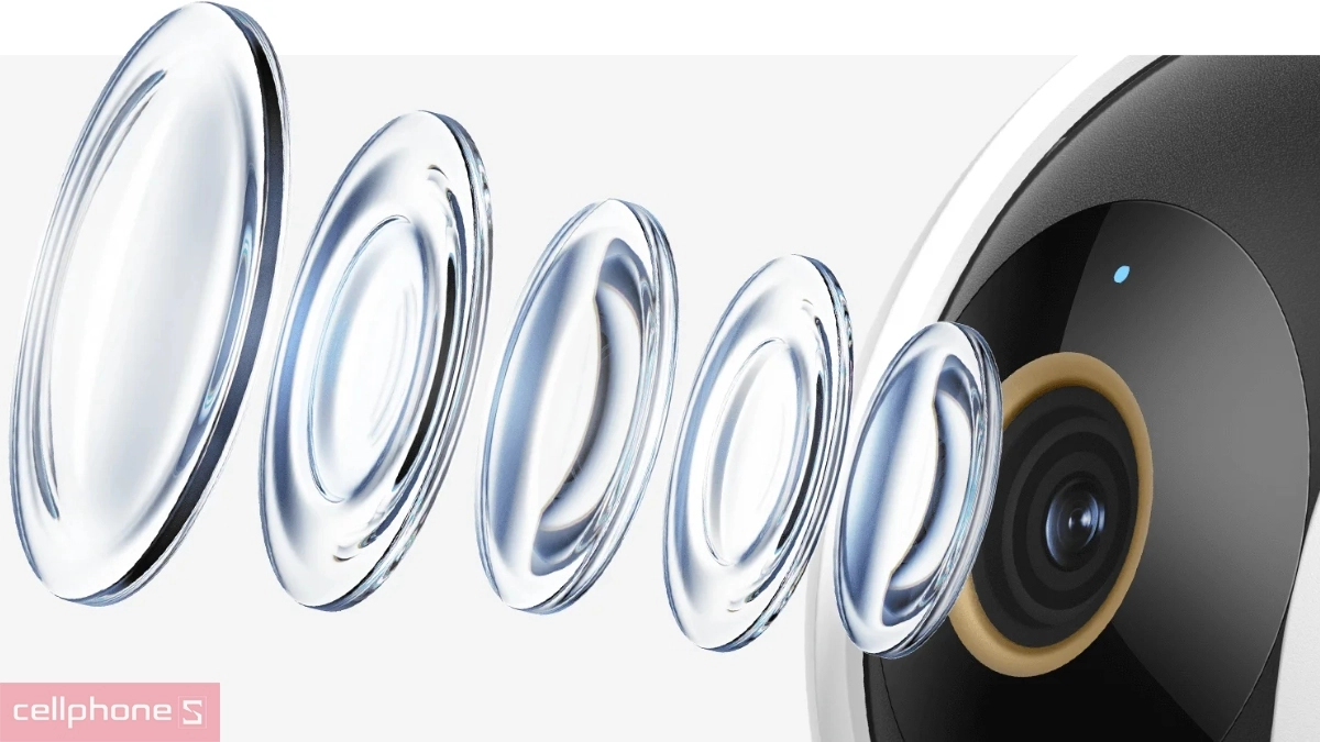 Góc quay camera Xiaomi IP WiFi 4MP Dual C500