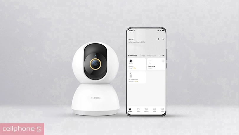 Tính năng camera Xiaomi C300 2K 360 giám sát toàn diện 360 độ