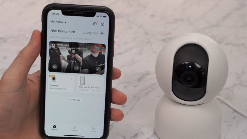 Cách đàm thoại trực tiếp, chụp - ghi hình và điều khiển xoay camera Xiaomi C300