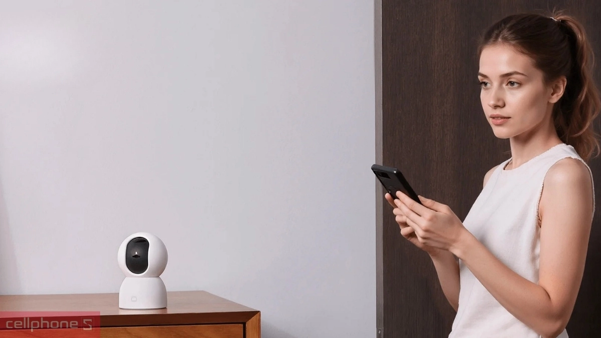 camera Xiaomi Smart Camera C500 hỗ trợ thẻ nhớ microSD