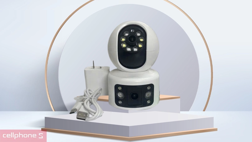 Đàm thoại trên camera Wifi Yoosee U19T-2 mắt