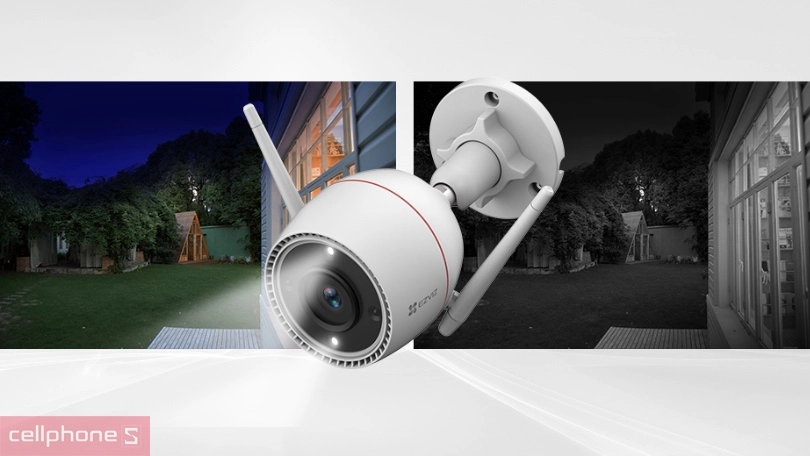Chất lượng ghi hình của camera IP Wifi ngoài trời Ezviz H3C 2K Full Color