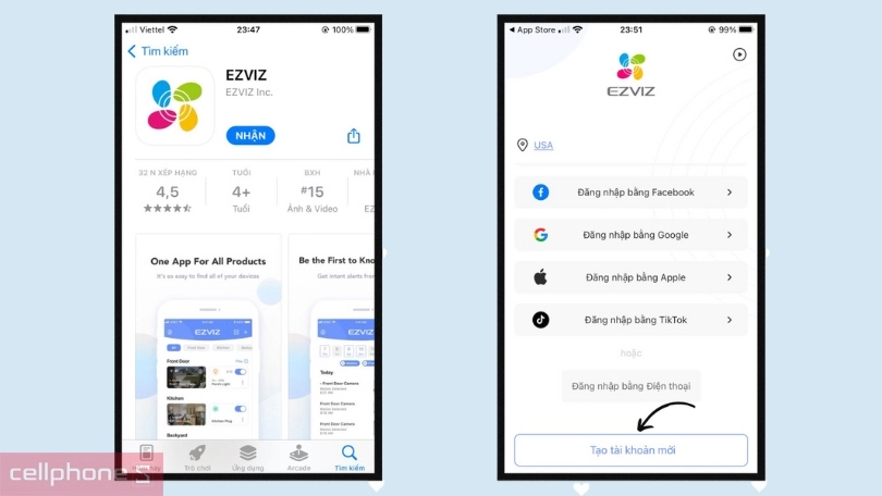 Hướng dẫn sử dụng camera IP Wifi ngoài trời Ezviz H3C 2K Full Color